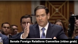 El secretario de Estado de EEUU, Marco Rubio, testifica ante el Comité de Relaciones Exteriores del Senado sobre las prioridades presupuestarias de la agencia, Washington, D.C., 20 de mayo del 2025.